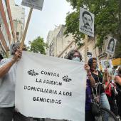 Movilización contra la prisión domiciliaria para los genocidas 